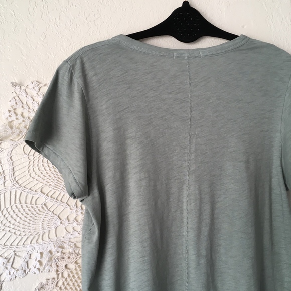 Rag & Bone The Tee slub basic tee Sage green NWT - Picture 5 of 8